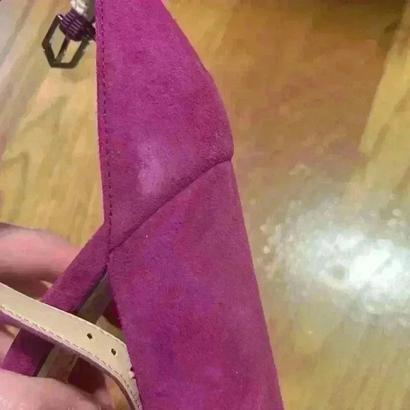 Sam Edelman Yaro ankle strap fuschia heels - Picture 8 of 8